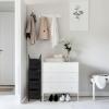 imageMAX Houser Dresser Storage with 3 Drawers Fabric Dresser Tower Vertical Storage Unit for Bedroom Closet Office BlackBlack4