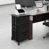 imageMAX Houser Dresser Storage with 3 Drawers Fabric Dresser Tower Vertical Storage Unit for Bedroom Closet Office BlackBlack5