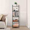imageMAX Houser Storage Rack with ShelfIndustrial Style Extendable Plant Stand Standing Shelf Units for Kitchen Bathroom OfficeLiving Room Balcony Kitchen Charcoal Gray 3 TierGrey