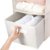 imageMAX Houser 4Shelf Over The Door Hanging Organizer with 2 Metal Hooks4 Pocket Over The Door Wall Mount Storage with Clear Windows for Baby Nursery Bathroom ClosetBedroomDormDiapersKids ToysGrayBeige