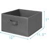 imageMAX Houser 6 Tier Shelf Hanging Closet Organizer Closet Hanging Shelf with 2 Sturdy Hooks for Storage Foldable GreyGreyd