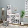 imageMAX Houser Fabric Cloth Storage BinsFoldable Storage Cubes Organizer Baskets with Dual Handles for Home Bedroom StorageSet of 6BeigeAshy