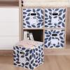 imageMAX Houser Fabric Cloth Storage BinsFoldable Storage Cubes Organizer Baskets with Dual Handles for Home Bedroom StorageSet of 6BeigeAzure