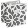 imageMAX Houser Fabric Cloth Storage BinsFoldable Storage Cubes Organizer Baskets with Dual Handles for Home Bedroom StorageSet of 6BeigeGrey 2