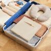 imageMAX Houser Fabric Cloth Storage BinsFoldable Storage Cubes Organizer Baskets with Dual Handles for Home Bedroom StorageSet of 6BeigeNatural Beige