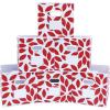 imageMAX Houser Fabric Cloth Storage BinsFoldable Storage Cubes Organizer Baskets with Dual Handles for Home Bedroom StorageSet of 6BeigeRed