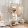 image5Shelf Over The Door Hanging Organizer with 2 Metal Hooks5 Pocket Over The Door Wall Mount Storage with Clear Windows for Baby Nursery Bathroom ClosetBedroomDormBeige2 PackBeige