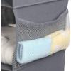 imageMAX Houser 4Shelf Over The Door Hanging Organizer Gray4Shelf Hanging Closet Organizer Grey