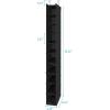imageMAX Houser 10Shelf Hanging Shoe Shelf Organizer Hanging Shoe Storage for ClosetPack of 2 BlackBlack