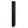 imageMAX Houser 10Shelf Hanging Shoe Shelf Organizer Hanging Shoe Storage for ClosetPack of 2 BlackBlack2