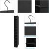 imageMAX Houser 10Shelf Hanging Shoe Shelf Organizer Hanging Shoe Storage for ClosetPack of 2 BlackBlack2