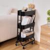 imageMAX Houser 3Tier Rolling Utility Cart with Caster Wheels