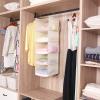 imageMAX Houser 5Shelf Hanging Closet Organizer and 4Shelf Over The Door Hanging Organizer with 2 Metal HooksBeige