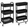 imageMAX Houser 3Tier Rolling Utility Cart with Caster Wheels