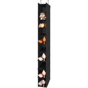 imageMAX Houser 10Shelf Hanging Shoe Shelf Organizer Hanging Shoe Storage for ClosetPack of 2 BlackBlack