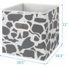 imageMAX Houser 6 Pack Foldable Fabric Storage Bins with Handles  Ideal for Closet Organization Bedroom and Nursery Beige 12quotx12quotx12quotAshy
