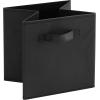 imageMAX Houser Storage Bins Cubes Baskets Containers with Dual Handles for Home Closet Bedroom Drawers Organizers Foldable Set of 6 BrownBlack 1