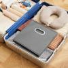 imageMAX Houser Storage Bins Cubes Baskets Containers with Dual Handles for Home Closet Bedroom Drawers Organizers Foldable Set of 6 BrownGray
