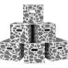 imageMAX Houser Storage Bins Cubes Baskets Containers with Dual Handles for Home Closet Bedroom Drawers Organizers Foldable Set of 6 BrownAshy