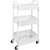 imageMAX Houser 3Tier Rolling Utility Cart with Caster WheelsEasy Assembly