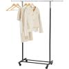imageStandard Clothes Clothing Garment Rack with Storage Shelves freestandinggarmentracks Bathroom Charcoal Grey
