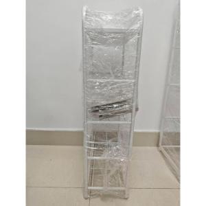 imageMAX Houser 4 Drawer Narrow Dresser Fabric Storage Tower Vertical Slim Storage Chest Organizer Nightstand SideEnd Table Small Standing Organizer Removable Drawers Wood Top for Bedroom BathroomWhite