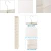 image:imageMAX Houser 10Shelf Hanging Shoe Shelf Organizer Hanging Shoe Storage for Closet GreyBeige