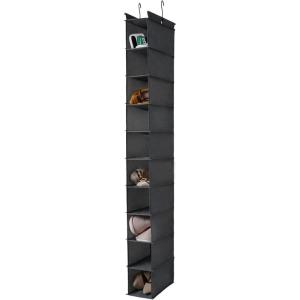 image:imageMAX Houser 10Shelf Hanging Shoe Shelf Organizer Hanging Shoe Storage for Closet GreyGrey