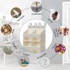 image:imageMAX Houser 5Shelf Over The Door Hanging Organizer with 2 Metal Hooks 5 Pocket SwingProof Behind Door Organizers with Clear Windows for Nursery Bathroom ClosetDormBaby Diapers Beige2 Beige